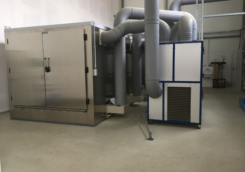 Getreidegräser Trocknungsanlage